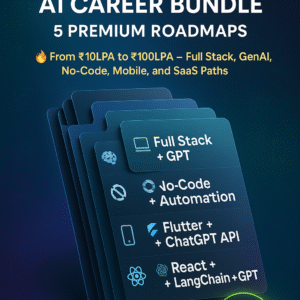 The Ultimate AI career Bundle -5 Premium RoadMaps